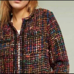 Anthro ett:twa | Tweed Berwyn Topper Jacket | XS